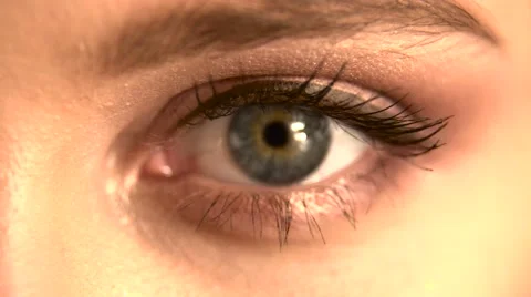 Close up eyes with bright makeup Stock Footage 61849181