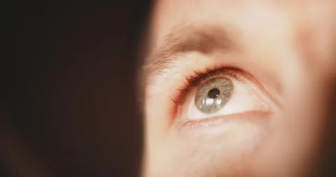 Close up of eyes of a man Video stock 203574405