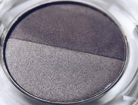 Close-up of eyeshadow on a white background. Stock Photos