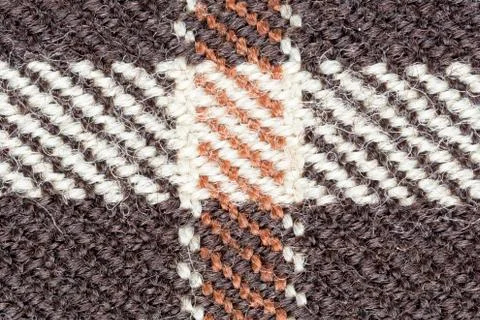 Close-Up of a fabric textile pattern Stock Photos