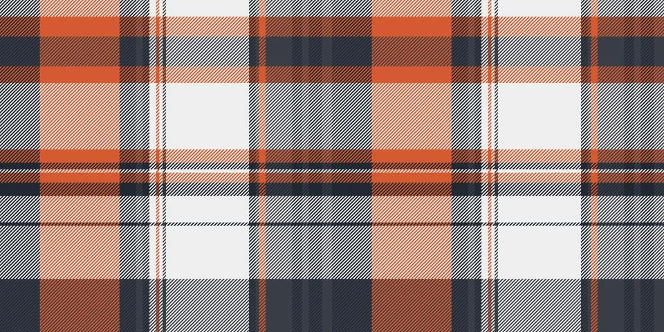 Close up fabric vector textile, throw tartan background pattern. Multicolor.. Stock Illustration