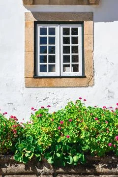 Close up from the facade of the Mateus Palace, Vila Real, Portugal Stock Photos