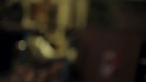 Close-up face of a man Stock Footage 71537737