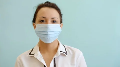 close up face Sick asian woman suffering... | Stock Video | Pond5