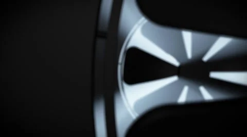 Close up fan in dark with back light Video stock 44626975