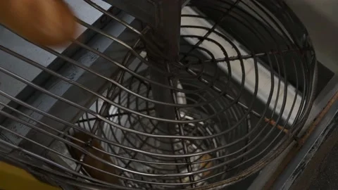 A close up of a fan Video stock 131957954