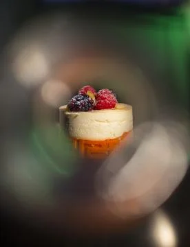 Close up of fancy cake in shallow depth of field Stock Photos