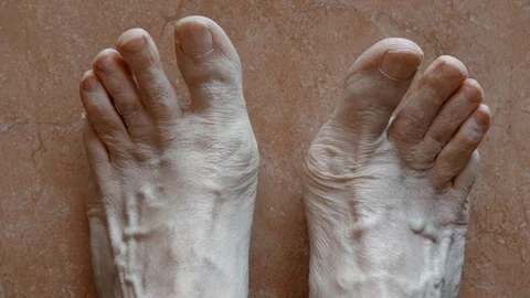 Close-up of feet Stock Footage 108136732