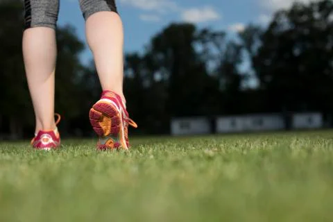 Close up of feet of a runner, training concept Free Stock Photos