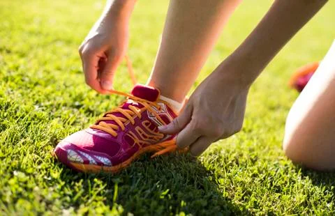 Close up of feet of a runner, training concept Free Stock Photos