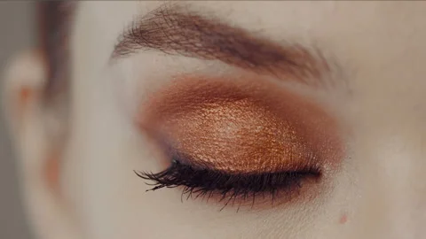 Close up female eye. Stock Footage 132896879