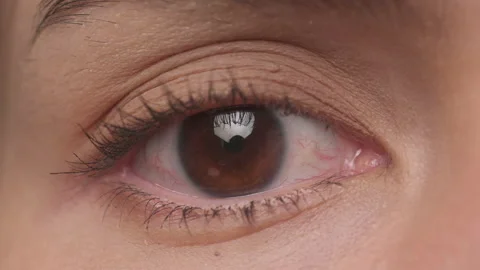 Close up of a female eye Stock Footage 146126185