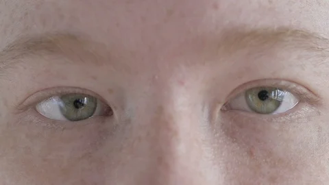 Close Up of Female Eyes blinking Stock Footage 114773866