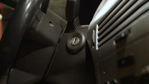 Close up of female hand stating engine Stock Footage 169074206