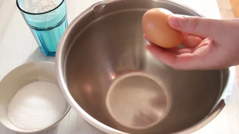 Close up of female hands making cookies Stock Footage 143936282