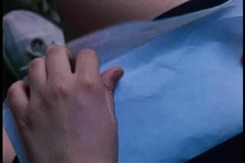 Close-up of female hands pulling out letter from envelope Stock Footage 11357021