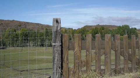 Close-up of a fence. Video stock 80248834