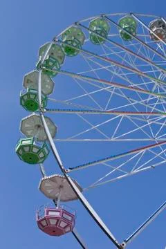 Close-up ferris wheel 库存照片