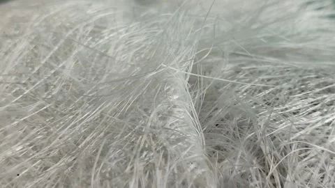 Close up fiberglass stack on a gray background Stock Footage 322879459