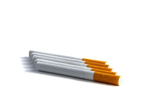 Close-up of filter cigarette Stock Photos
