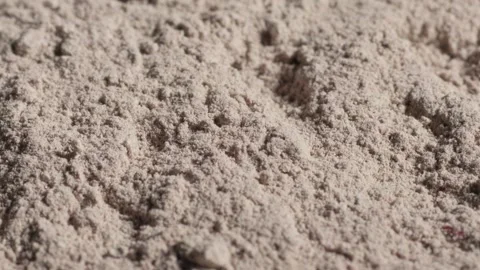 Close-up of fine flour texture, soft and powdery for baking and cooking concepts Video stock 302246122