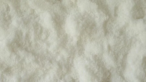 Close-up of fine salt crystals slowly moving Stock Footage 337012244