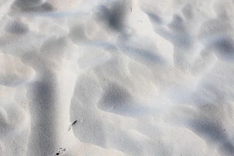 Close Up of Fine White Beach Sand Stock Photos