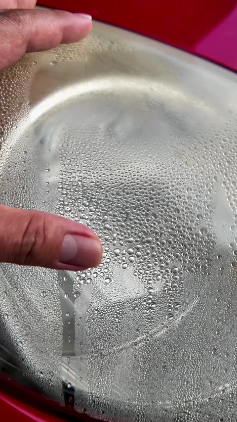 Close-up Finger Touching Condensation in Car Headlight Stock Footage 340861009