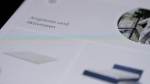 Close up of finger touching smartphone screen and opening swedish IKEA app and Stock Footage 294907661
