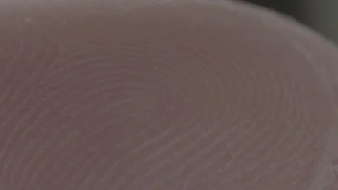 Close up of fingerprint. Stock Footage 130832230