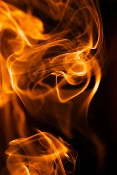 Close-up of fire and flames Stock Photos