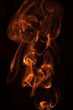 Close-up of fire and flames Stock Photos