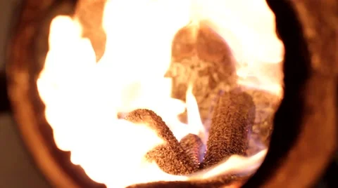 Close up of Fire Chamber Stock-Footage 54124253