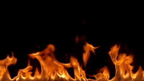 Close up of the fire Stock Footage