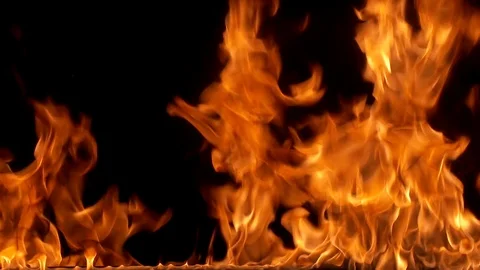 Close up of the fire Видео 80517033