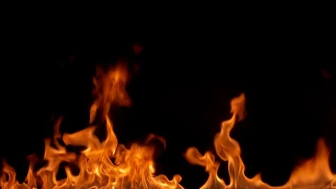 Close up of the fire Stock Footage