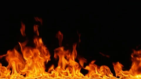 Close up of the fire Stock Footage 86298547