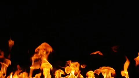 Close up of the fire Stock Footage 86298628