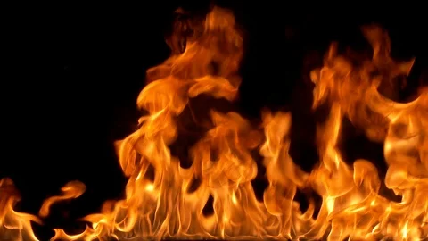 Close up of the fire Stock Footage 86428219