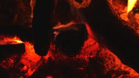 Close up of the fire Vídeos de archivo 88887802