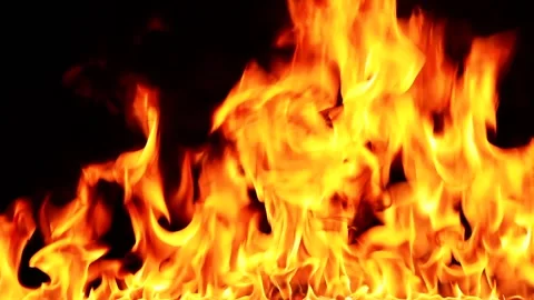 Close up of the fire Stock Footage 100693327