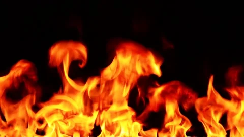 Close up of the fire Stock Footage 100693356