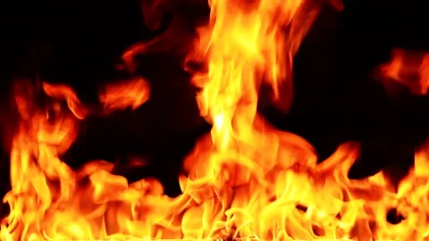 Close up of the fire Stock Footage 100693367