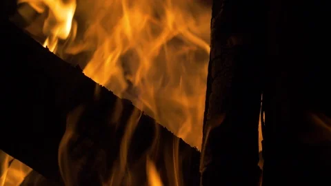 Close Up Fire Stock Footage 120545966