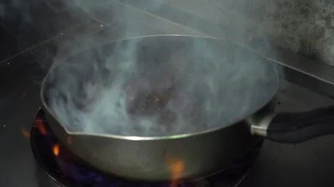 A close up of a fire Видео 157873831