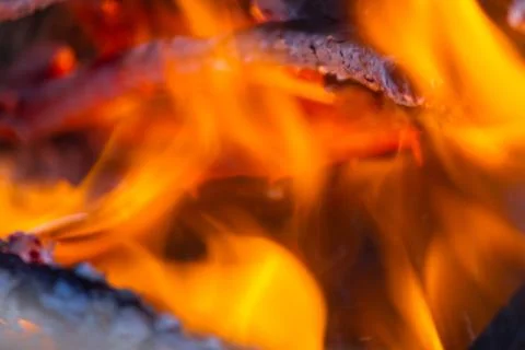 Close up of fire Stock Photos