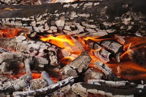 Close-up of fire Stock Photos