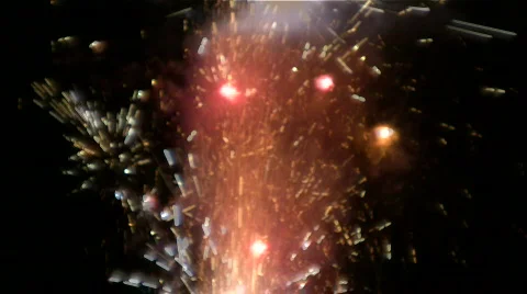 Close up fireworks for background Stock Footage 474580