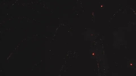 Close Up Fireworks Stock Footage 77210337