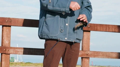 Close Up Fish On A Hook, Fresh Live Catch. Stock Footage 117409672